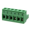 1758380 - TERM BLOCK PLUG 6POS STR 5.08MM