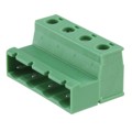 1828825 - TERM BLOCK PLUG 4POS STR 7.62MM