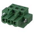 TJ0371570000G - TERM BLOCK PLUG 3POS STR 5MM