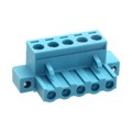 TBP01P1W-508-05BE - TERMINAL BLOCK, PLUGGABLE, W SCR