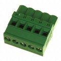 284040-5 - TERM BLOCK PLUG 5POS 270DEG 5MM