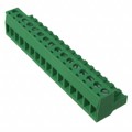 OSTTJ165153 - TERM BLOCK PLUG 16POS STR 5.08MM
