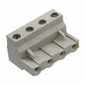 282959-4 - TERM BLOCK PLUG 4POS STR 7.5MM