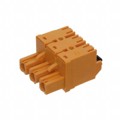1043800000 - TERM BLOCK PLUG 3POS STR 7.62MM