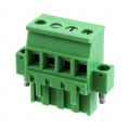 TS04715C0000G - TERM BLOCK PLUG 4POS 90DEG 5MM