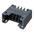 XW4M-12D2-H1DA - PLUG,DOUBLE-ROW,RIGHT-ANGLE,GOLD