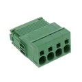 1748888 - TERM BLOCK PLUG 4POS STR 7.62MM