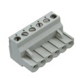 1546108-6 - TERM BLOCK PLUG 6POS STR 5.08MM