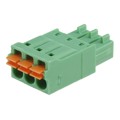 1745904 - TERM BLOCK PLUG 3POS STR 3.81MM