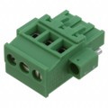 1912524 - TERM BLOCK PLUG 3POS 90DEG 5MM