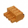 1043810000 - TERM BLOCK PLUG 4POS STR 7.62MM