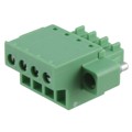 1850877 - TERM BLOCK PLUG 4POS STR 3.81MM
