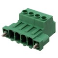 1709173 - TERM BLOCK PLUG 4POS STR 7.62MM