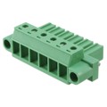 1828281 - TERM BLOCK PLUG 6POS STR 7.62MM