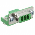 1689336 - CONN D-TYPE RCPT 3POS R/A SLDR