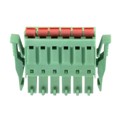 691304130006 - TERM BLOCK PLUG 6POS 180 3.50MM