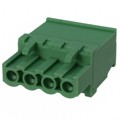 TS04715B0000G - TERM BLOCK PLUG 4POS 270DEG 5MM