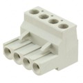 1546108-4 - TERM BLOCK PLUG 4POS STR 5.08MM