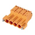 1043650000 - TERM BLOCK PLUG 4POS STR 7.62MM