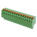 691368300015B - TERM BLOCK PLUG 15POS STR 3.81MM