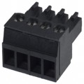 0393510004 - TERM BLOCK PLUG 4POS STR 3.5MM