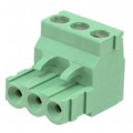 282805-3 - TERM BLOCK PLUG 3POS STR 5MM