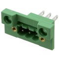 0710031 - TERM BLK HEADER 3POS GREEN
