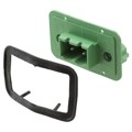 1899139 - TERM BLK HEADER 2POS GREEN