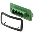 1899155 - TERM BLK HEADER 4POS GREEN