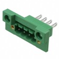 0710044 - TERM BLK HEADER 4POS GREEN