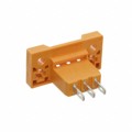 1599140000 - TERM BLK HEADER 3POS ORANGE