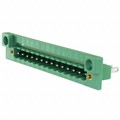 0710293 - TERM BLK HEADER 14POS GREEN