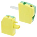 0709877 - TERM BLK SCREW CLAMP 1POS GREEN