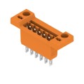 1599170000 - TERM BLK HEADER 6POS ORANGE