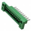 0707316 - TERM BLK HEADER 10POS GREEN