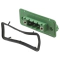 1898994 - TERM BLK HEADER 3POS GREEN