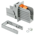1708744 - TERM BLK PUSH IN CLMP 1POS GRAY