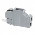 0708030 - TERM BLK SCREW CLAMP 1POS GRAY