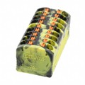 3002909 - DISTRIBUTION BLOCK BLACK/YELLOW