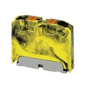 1028078 - DISTRIBUTION BLOCK BLACK/YELLOW