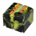 3273350 - DISTRIBUTION BLOCK BLACK/YELLOW