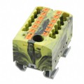 3274208 - DISTRIBUTION BLOCK BLACK/YELLOW