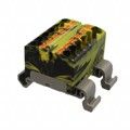 3273700 - DISTRIBUTION BLOCK BLACK/YELLOW