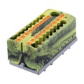 3273130 - DISTRIBUTION BLOCK BLACK/YELLOW
