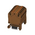 3002971 - DISTRIBUTION BLOCK BROWN