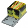 3273042 - DISTRIBUTION BLOCK BLACK/YELLOW