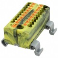3273262 - DISTRIBUTION BLOCK BLACK/YELLOW