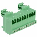1832811 - TERM BLK PLUG 10POS 27.8MM GREEN
