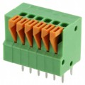 1-2834015-6 - TERM BLK 6POS TOP ENT 2.54MM PCB