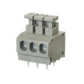 TBL001-381-03GY-2GY - TERMINAL BLOCK, SCREWLESS, 3.81,